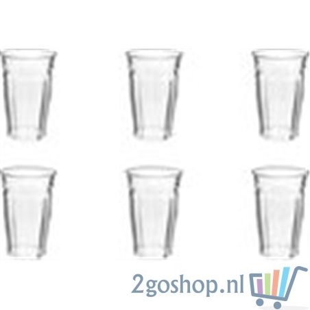 Duralex Picardie Longdrinkglas 360 ml - Gehard glas - 6 stuks - Transparant
