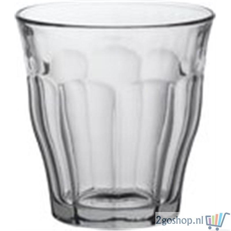 Duralex Picardie Waterglas 310 ml - Gehard glas - 6 stuks - 0,31 l - transparant