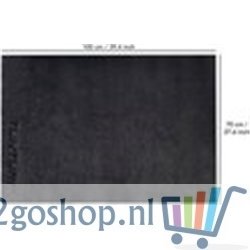 Tunturi Hometrainer mat - Vloerbeschermmat - 100 x 70 x 0,5 cm - Zwart
