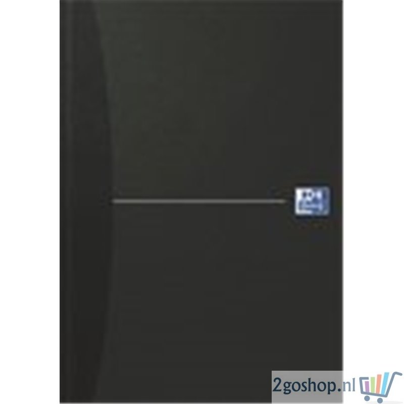Oxford OFFICE Essentials gebonden boek 192 bladzijden gelijnd formaat A4 smart black