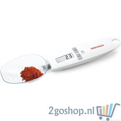 Soehnle Cooking Star lepelweegschaal - digitale keukenweegschaal - 0,1 nauwkeurig - tot 500 gram - wit