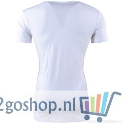 Bamboo Basics V-Hals Extra Lang Heren Bamboe T-shirt Velo – 2-pack – Wit - L