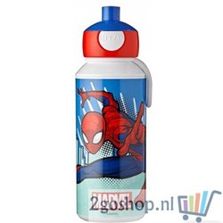 Mepal – Campus pop-up waterfles - Drinkfles - 400 ml – Spider man