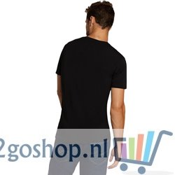 Bamboo Basics Ronde Hals Extra Lang Heren Bamboe T-shirt Ruben – 2-pack – Zwart – M