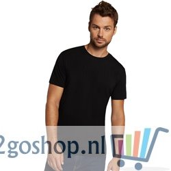 Bamboo Basics Ronde Hals Extra Lang Heren Bamboe T-shirt Ruben – 2-pack – Zwart – M