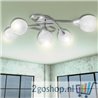 Plafondlamp met glazen behuizing voor lampen