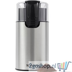 TCG1503S - Koffiemolen - 60 gr koffiebonen - 2 RVS messen - RVS