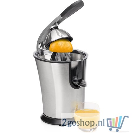 Juicer 201851 - Elektrische Citruspers - Druppelstop - Universele perskege - 160 W - RVS