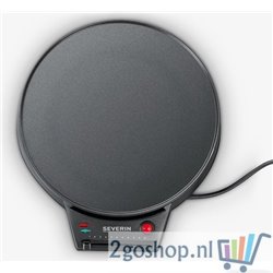 Severin CM 2198 Crepe-/Pannenkoekenmaker, 30cm, anti-aanbaklaag, traploze temperatuurinstelling, 1000W