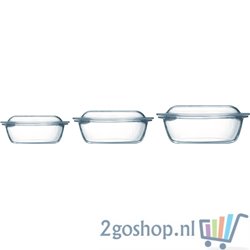 Pyrex Casseroles Ovenschalen Set van 3