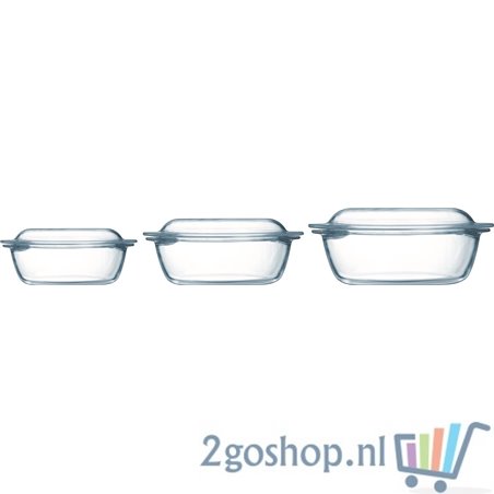 Pyrex Casseroles Ovenschalen Set van 3