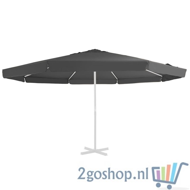 Vervangingsdoek voor parasol 500 cm antracietkleurig