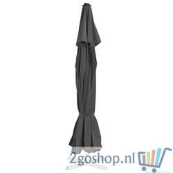 Vervangingsdoek voor parasol 500 cm antracietkleurig