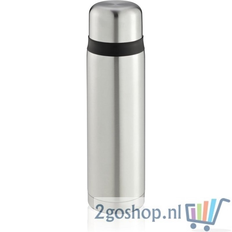 Leifheit thermosbeker Coco - 1 liter - RVS - zilver