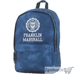 Franklin & Marshall Campus Double - Rugzak - Vintage Blue