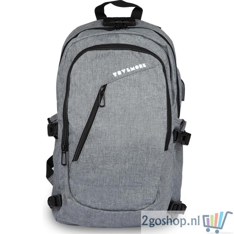 TravelMore Rugzak met 15.6 Inch Laptop Vak - 25.6 L Rugtas voor Mannen/Vrouwen - Spatwaterdichte Anti-diefstal Backpack - Tas vo